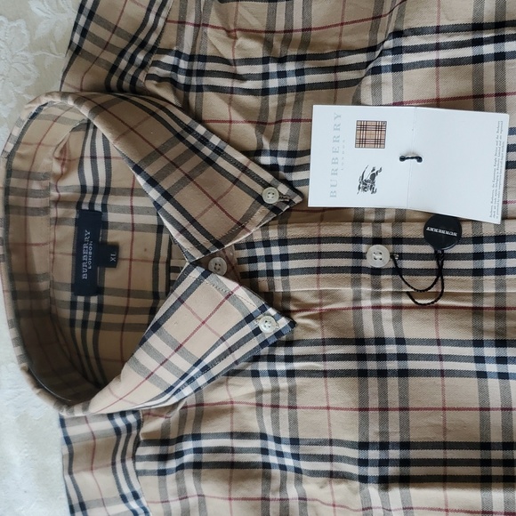 NWT VINTAGE 90's Burberry Men's Shirt - Picture 12 of 12
